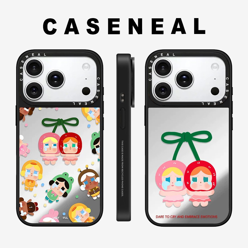 Drop proof CASENEALเคสโทรศัพท์สําหรับiPhone 17ProMax 17pro 17 air 16promax 16 15promax 15 14promax 13 13promax hard Caseน่ารักCRYBABY 12 12PromaxกรณีiPhone 11กรณีคุณภาพสูง