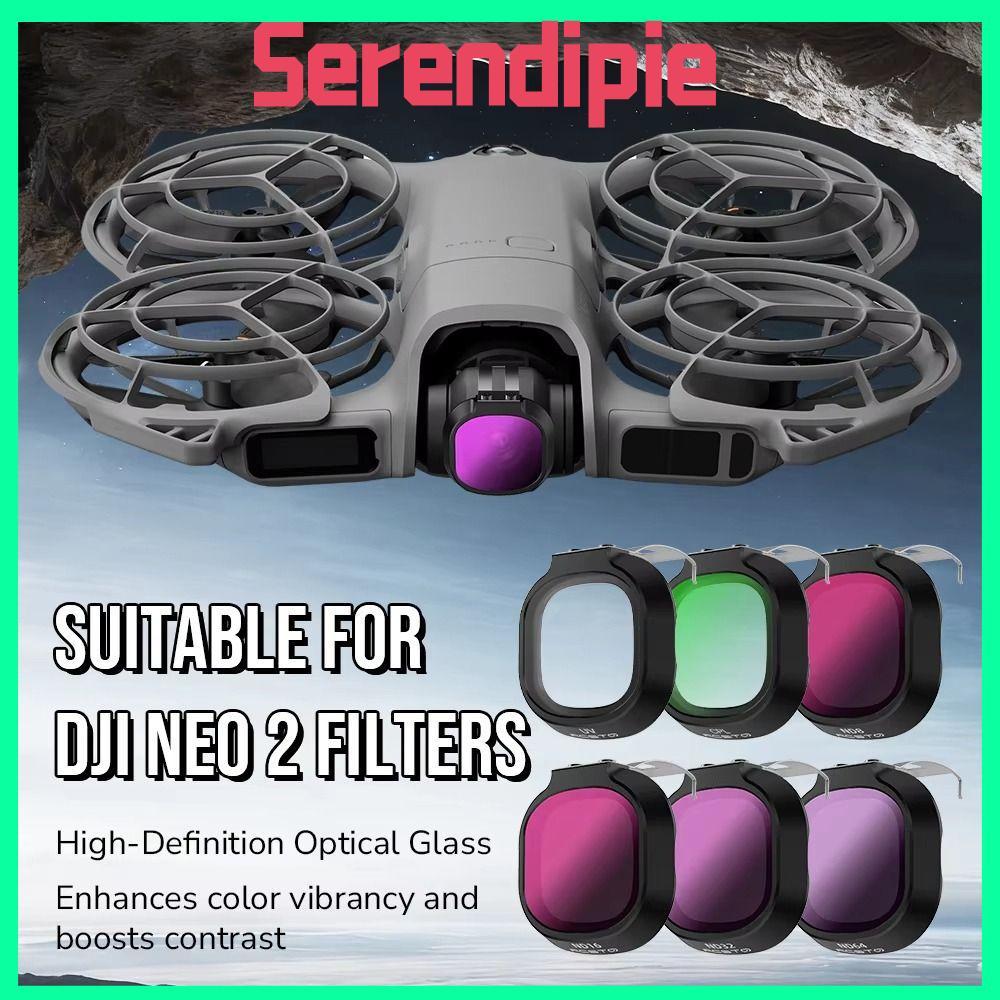 SERENDIPIE ตัวกรองเลนส์, กระจกออปติคอลป้องกันแสงสะท้อนกล้อง, CPL UV ND8 ND16 ND32 ND64 ตัวป้องกันเลน