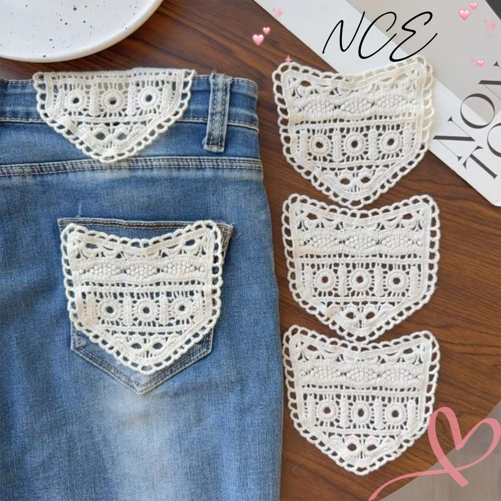 NCE 1/Pcs กางเกงยีนส์เอว Expander,ปรับคลอดบุตรเอว Expanders, Hollow Lacework ผ้าฝ้ายเอว DIY เครื่องแต่งกายจักรเย็บผ้าเครื่องมือ