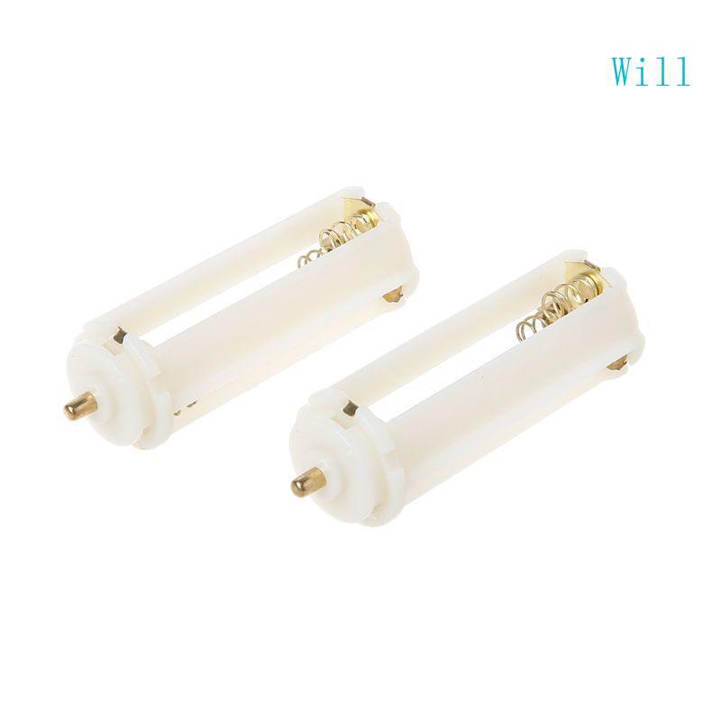 Will 2 ชิ้นสําหรับกล่องเคส 3 AAA LR03 สําหรับไฟฉายไฟฉายใหม่