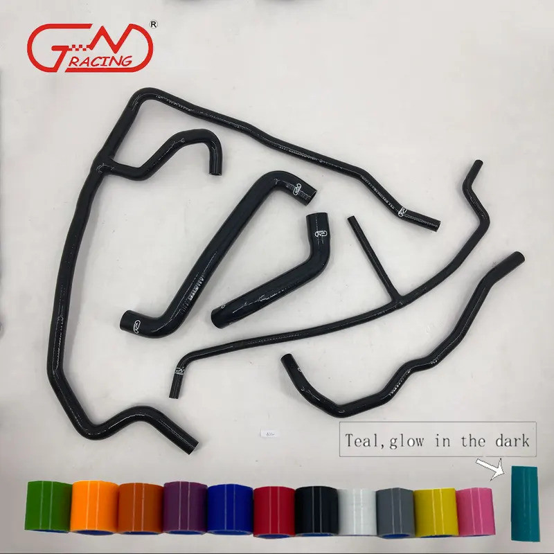 หม้อน้ําซิลิโคน & ท่ออนิคลารี่ Fit 06-08 Chevrolet C6 Corvette Z06 7.0L V8