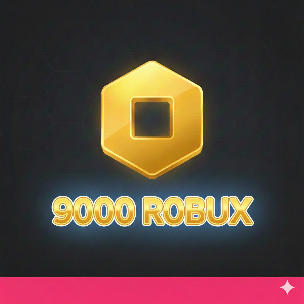 Roblox 9000 Robux เติมโรบักซ์ (Roblox) ราคาถูก ส่งจริง  ขนาด10x10