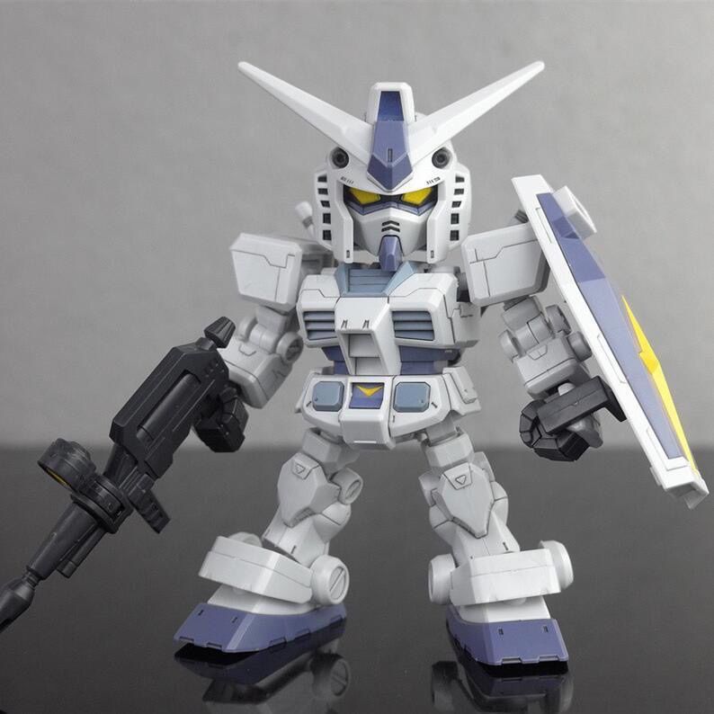 4650 คน Gundam Base Limited SDEX รุ่น Q BB Warrior RX-78-2 MINI Little Gundam ประกอบรุ่น LD2G
