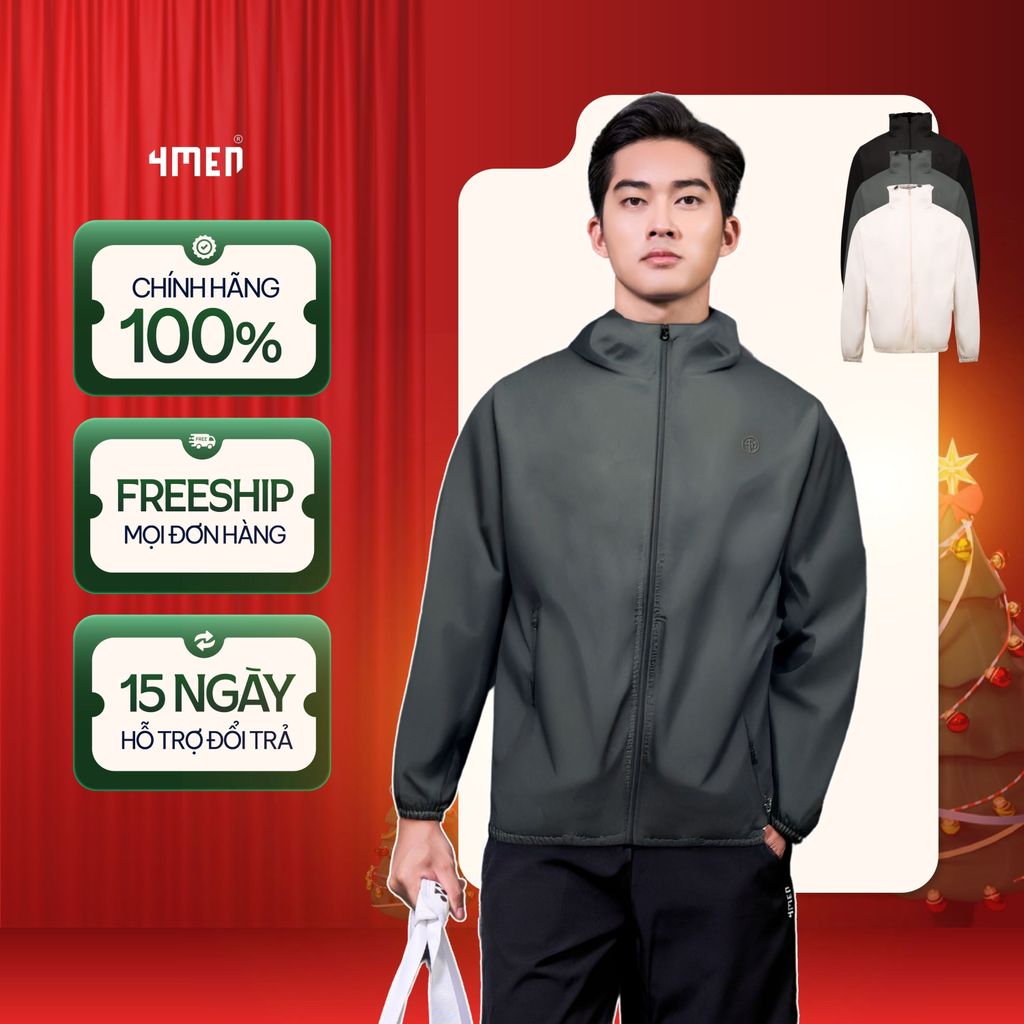 เสื้อแจ็คเก็ตสกีน้ําปักโลโก้ 3D 4M Regular Form AK075 ลื่น อ่อนเยาว์ เย็บหนา 2 ชั้น กันแดด และกันลม