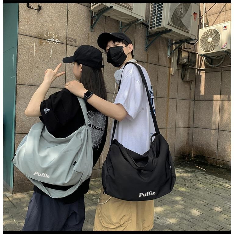 Puffie กระเป๋าสะพายหลังเทรนด์ความจุสูง TrendyHiker ดีไซน์ใหม่ ทนทาน ขนาดใหญ่ สะดวกสำหรับใส่ของจำเป็น พร้อมช่องรองเท้า ใช้ได้ทุกวัน ดีไซน์โดดเด่น เหมาะสำหรับการใช้งานในชีวิตประจำวัน - รูปที่ 4