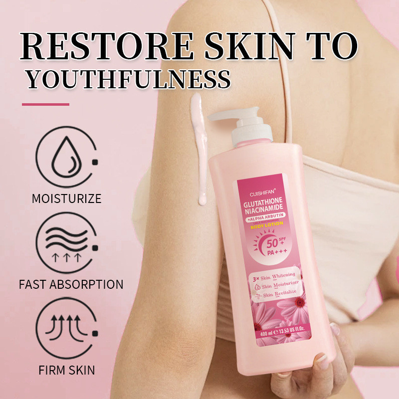 โลชั่นทาผิว กลูต้าไธโอน ไนอาซินาไมด์ บอดี้โลชั่น บำรุงผิวล้ำลึก ปรับผิวให้เรียบเนียน ช่วยให้ผิว Bright - รูปที่ 2