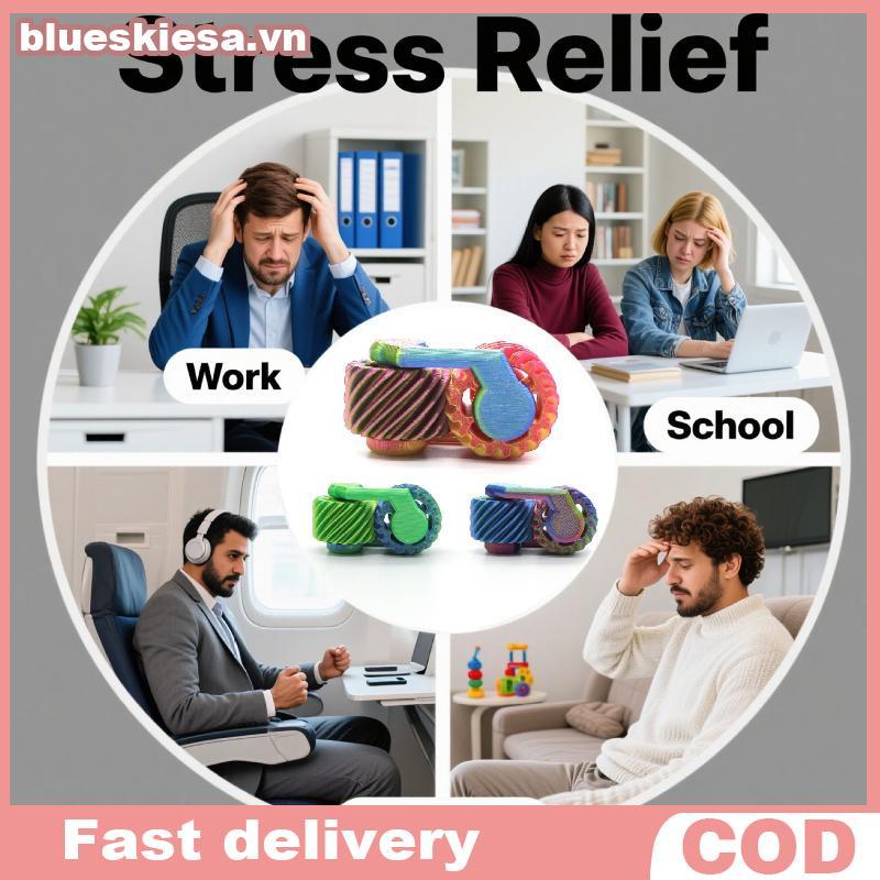 BL 3D พิมพ์ Creative Gyro Fiet ของเล่น Str บรรเทา Lectual Plaything Finger Gear Design เด็ก Eonal ขอ