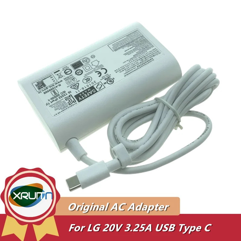20V 3.25A 65W USB Type C ADT-65DSU-D03-2 ADT-65FSU-D03-EPK EAY65895911 เครื่องชาร์จอะแดปเตอร์ AC ดั้