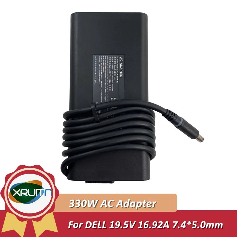 Slim 330W 19.5V 16.92A สําหรับ DELL Alienware M17 M18X X17 X51 Area-51m G15 G16 5530 7630 7620 DA330
