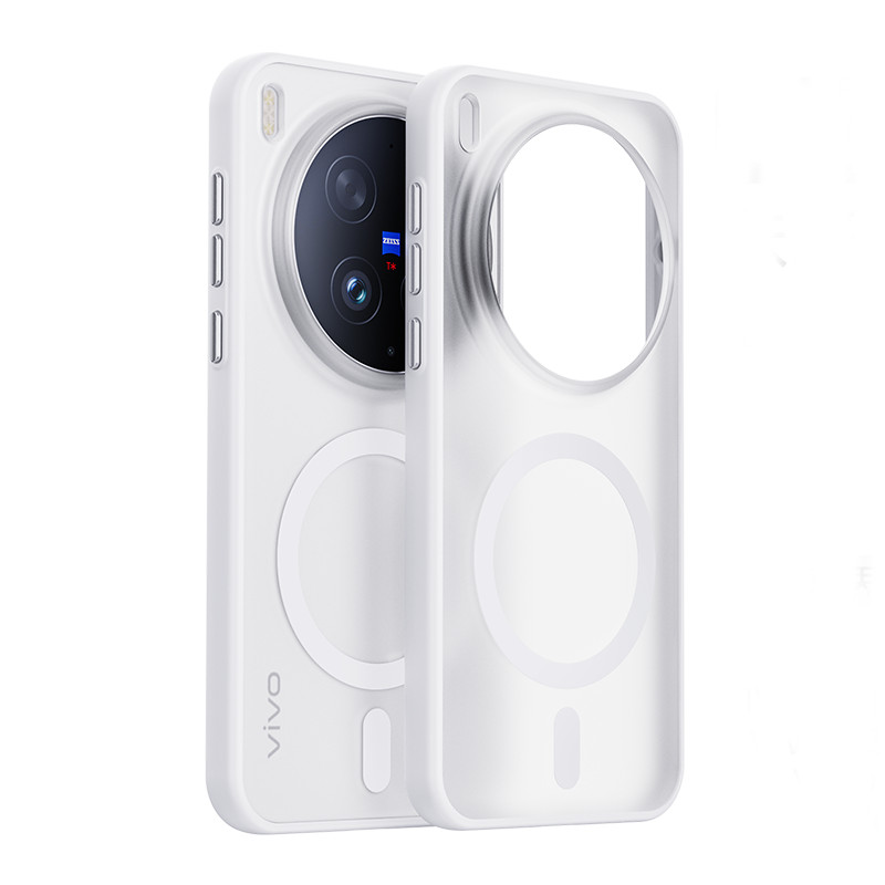 สําหรับ VIVO X300 Ultra, X300 Pro กรณี ELVEV กันกระแทก TPU Hard PC โปร่งแสงดูดฝาครอบโทรศัพท์