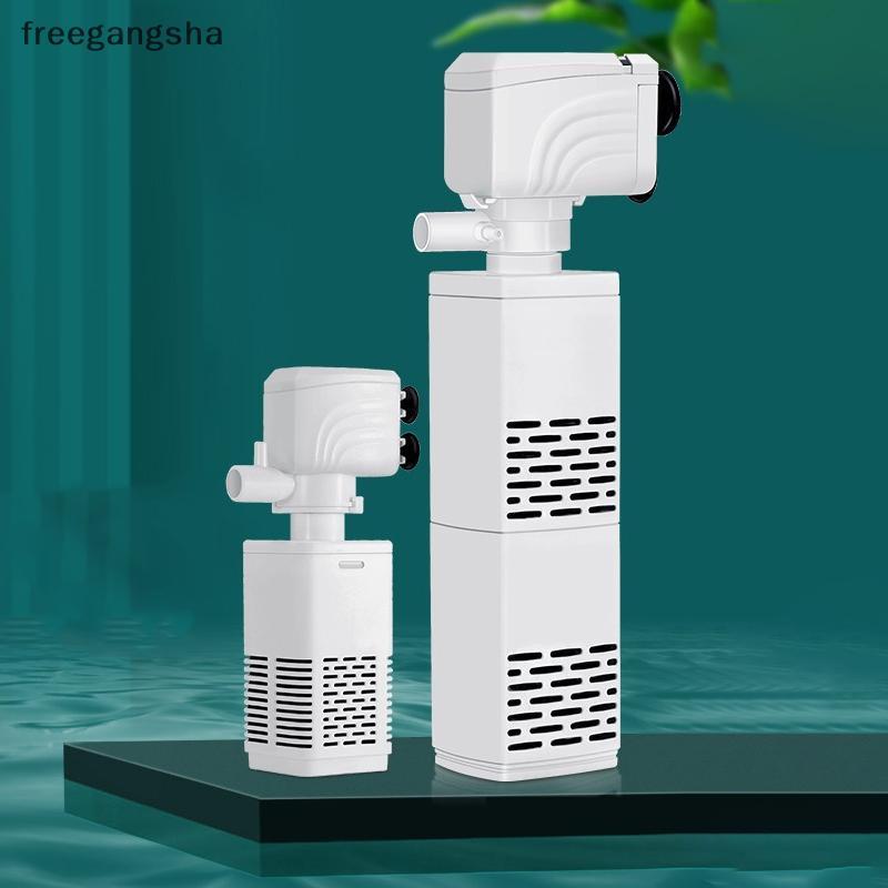 [FREG] 3 In 1 Aquarium Filter Pump Silent Fish Tank Submersible Air Oxygen Aerator Aquarium Air Pump Water Changer Pump Wave Maker FDH