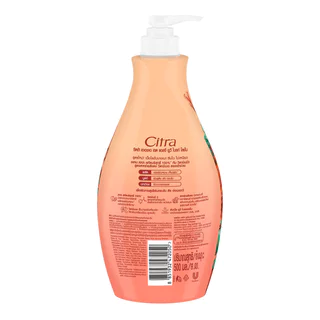 Citra ซิตร้า เอเอชเอ เรด แอลจี ยูวี ไบรท์ โลชั่น 500 มล. โลชั่น ผิวเฟิร์มกระชับ อ่อนเยาว์