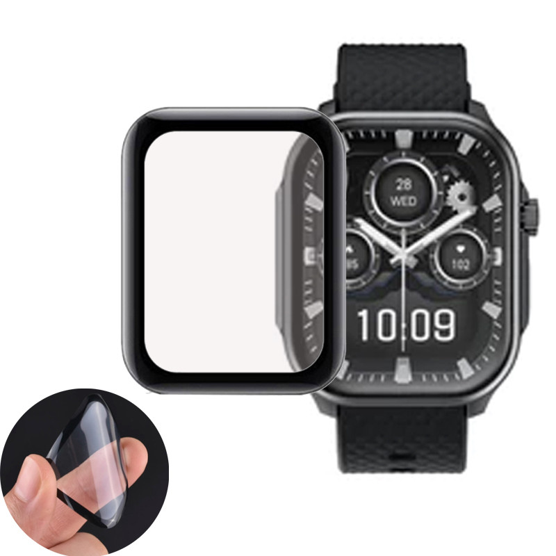 ฟิล์ม Tecno Watch3 Active Smart Watch Full Curved Screen Protector สําหรับ Tecno Watch 3 Active อุปกรณ์เสริมนุ่ม 3D ป้องกันหน้าจอ