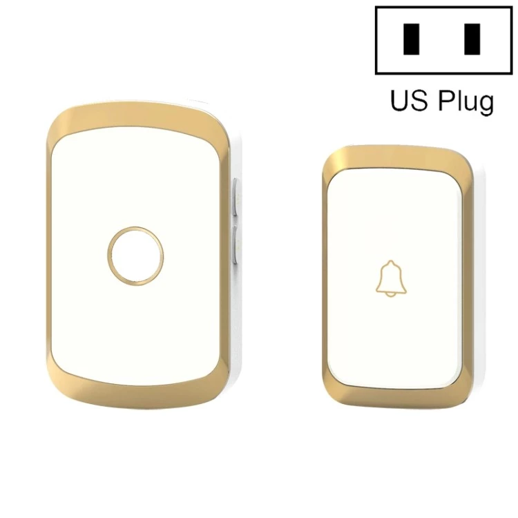 CACAZI A20 Wireless Doorbell Smart Home Digital Music US Plug