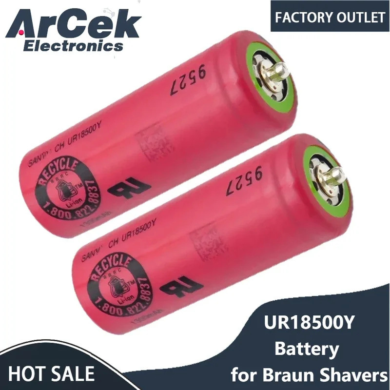 ใหม่ UR18500Y แบตเตอรี่ทดแทนสําหรับเครื่องโกนหนวด Braun 3018765 6703925 703-0925 81377206 720 730 73