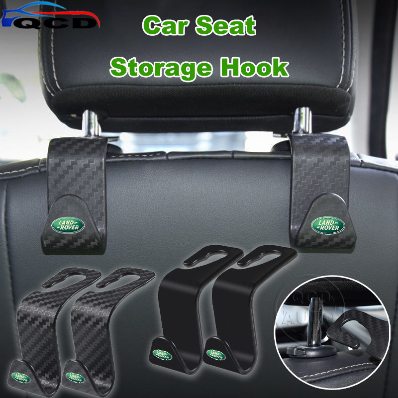 Land Rover รถที่นั่ง Headrest เบาะหลังแขวน Strong แบริ่งตะขอสําหรับ Freelander 2 Defender Range Rover Evoque Velar DISCOVERY กีฬา