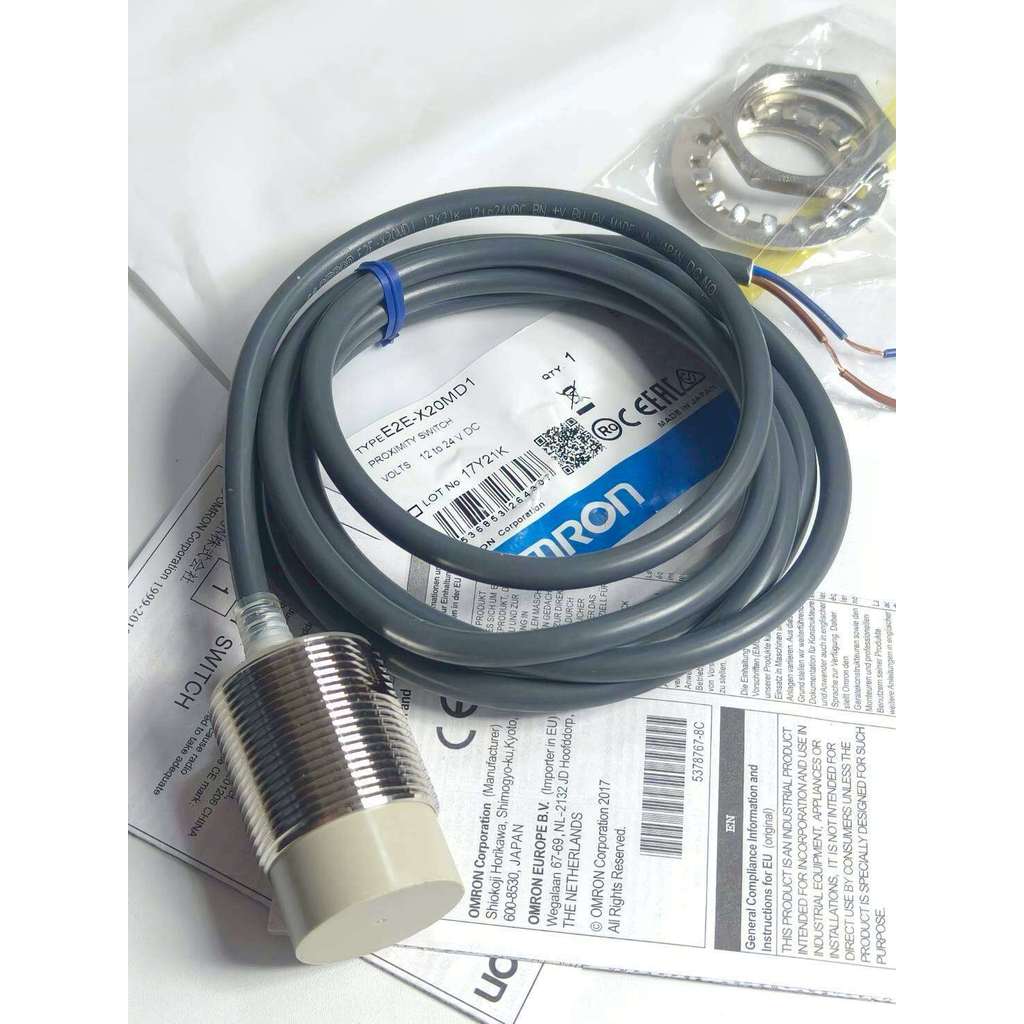 E2E-X20MD1 พร็อกซิมิตี้เซนเซอร์แบบอุปนัย (Inductive Proximity Sensor) อาต์พุต	DC 2 สาย N.O. (Normal 