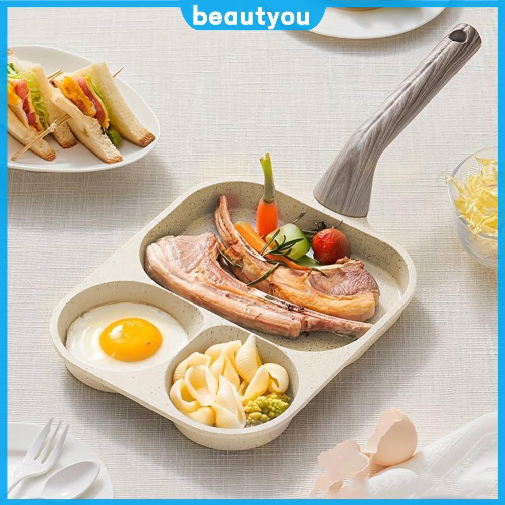⚡24ชม.⚡ 3-In-1 Eggs กระทะแพนเค้กทําความสะอาดง่ายสําหรับเตาแก๊สและเตาแม่เหล็กไฟฟ้า