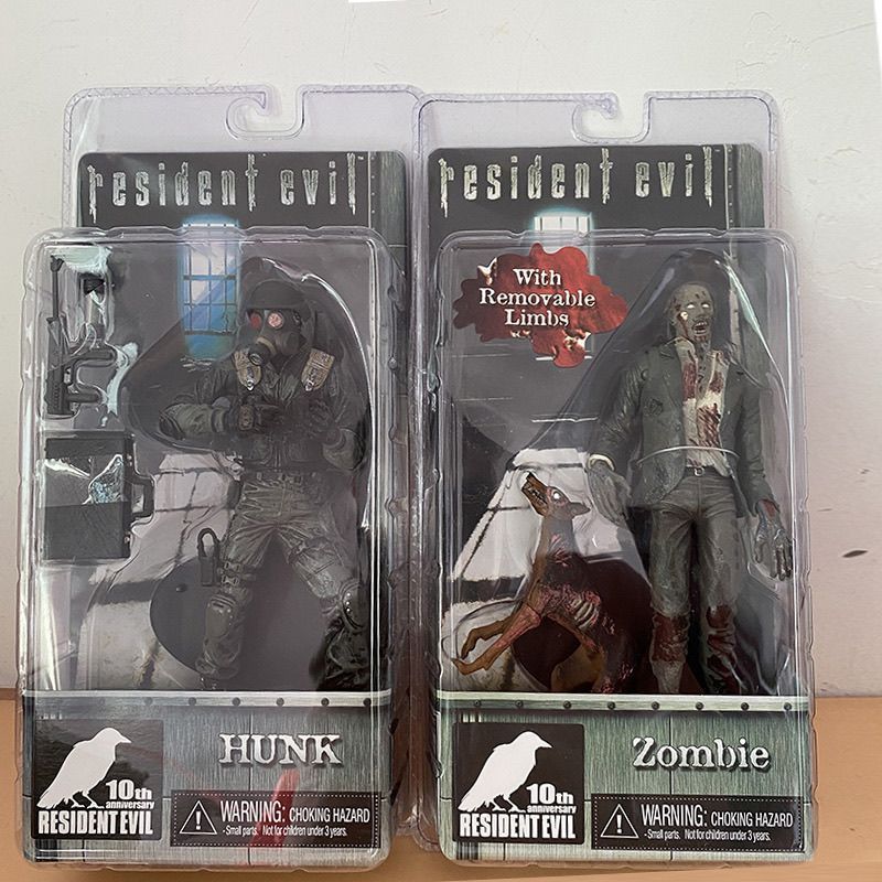 NECA Resident Evil Zombie Dog Zombie Dog Hank Gas Mask Movable อินเทรนด์เล่นตุ๊กตาโมเดล