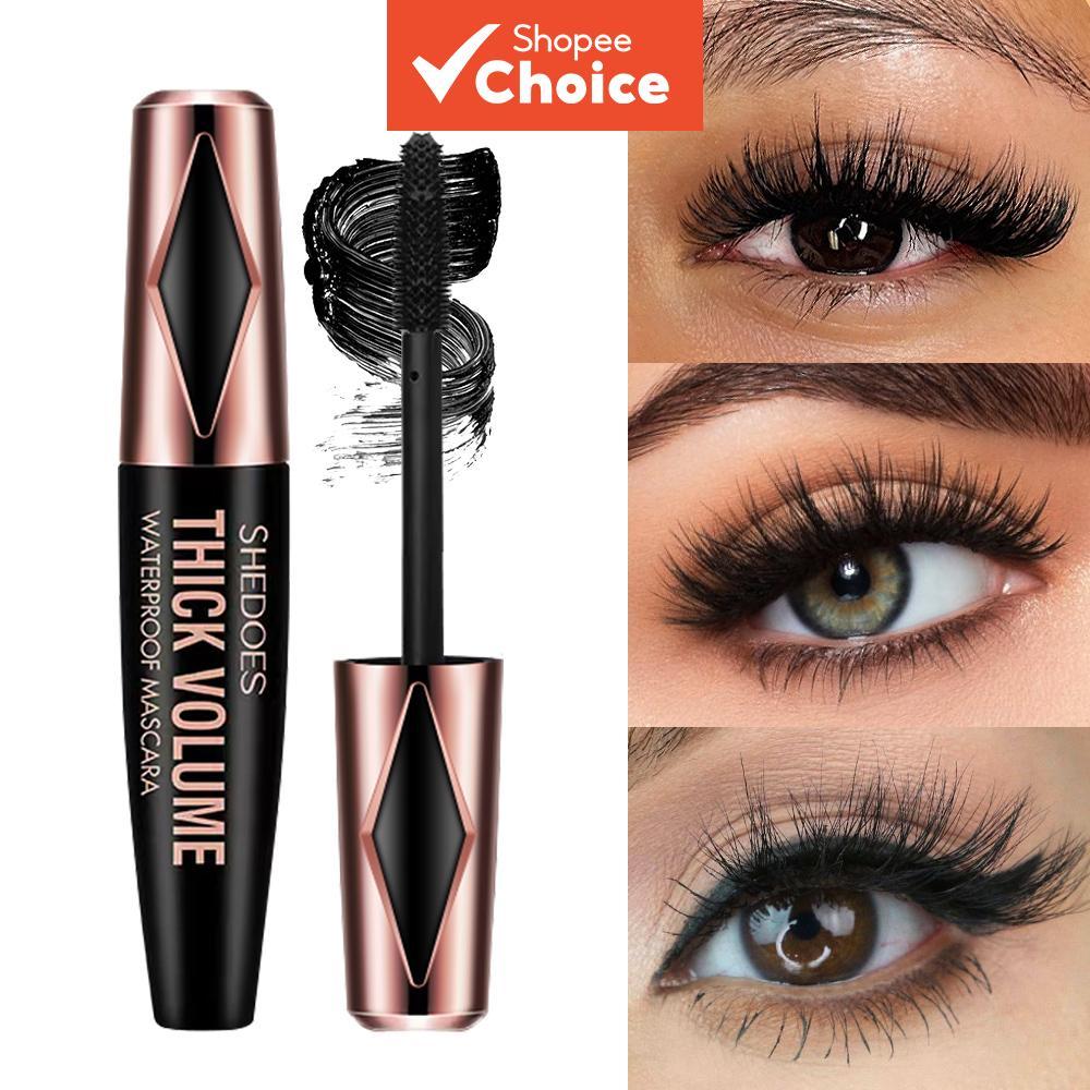 SHEDOES มาสคาร่าธรรมชาติ - กันน้ํา ยาวและงอนเด้ง