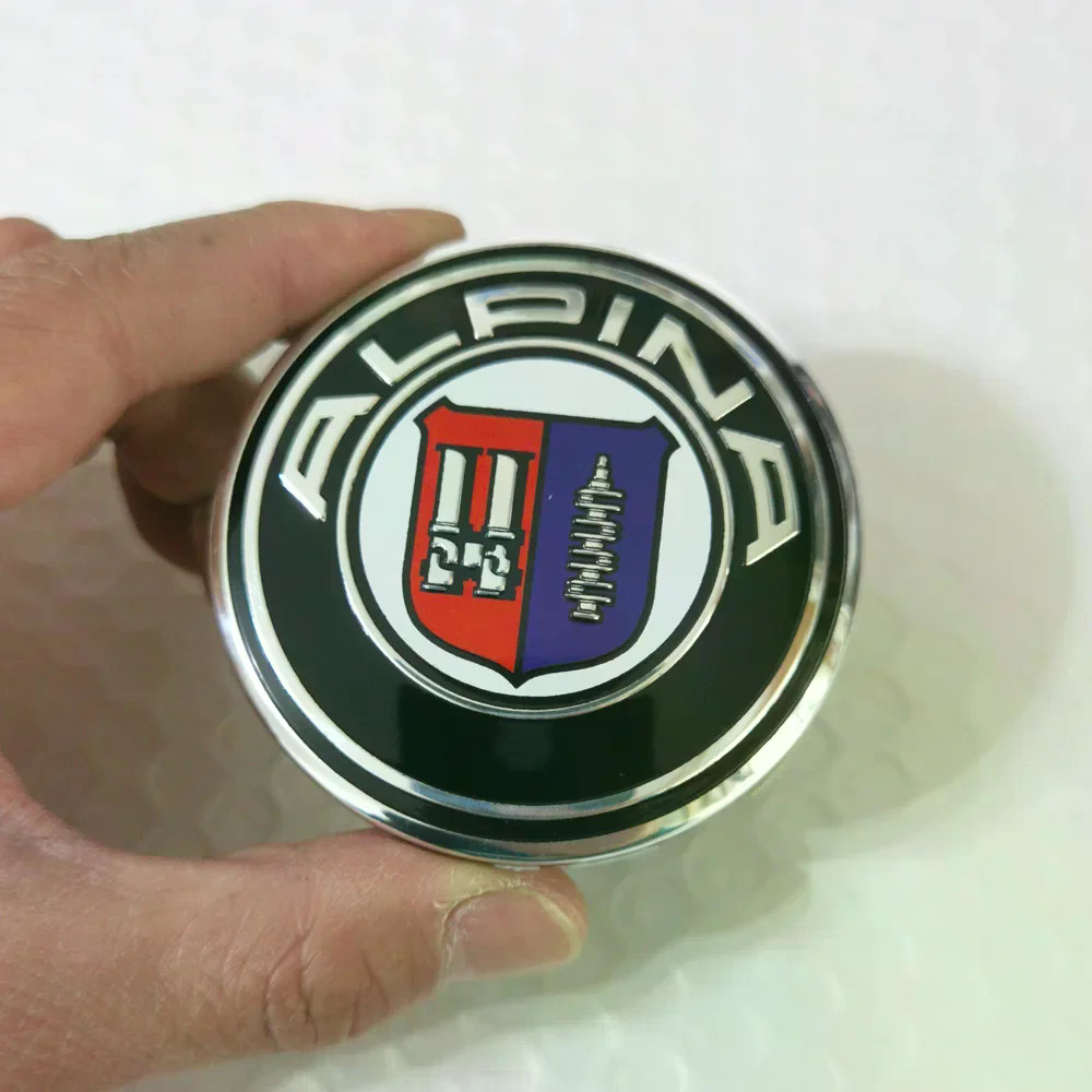10Pin 68 มม.สําหรับ ALPINA Hub Cap Rims 4pcs ALPINA ล้อกลางหมวก Hub สําหรับ BMW M2 M4 M5 M8 F20 E90 