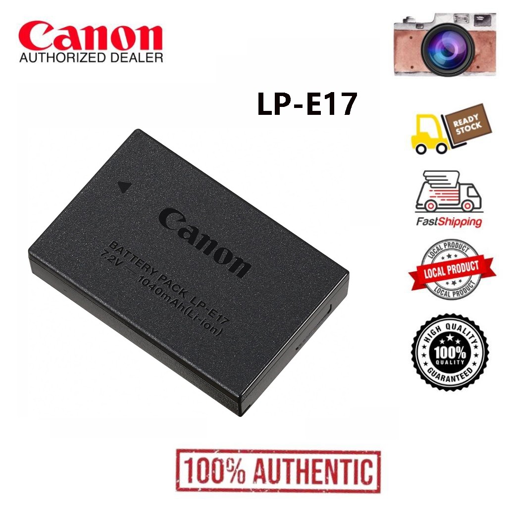 Canon LP-E17 Battery / Canon Charger LC-E17 แบตแท้ แท่นชาร์จแท้ for Canon RP 750D 760D 77D 800D EOS 
