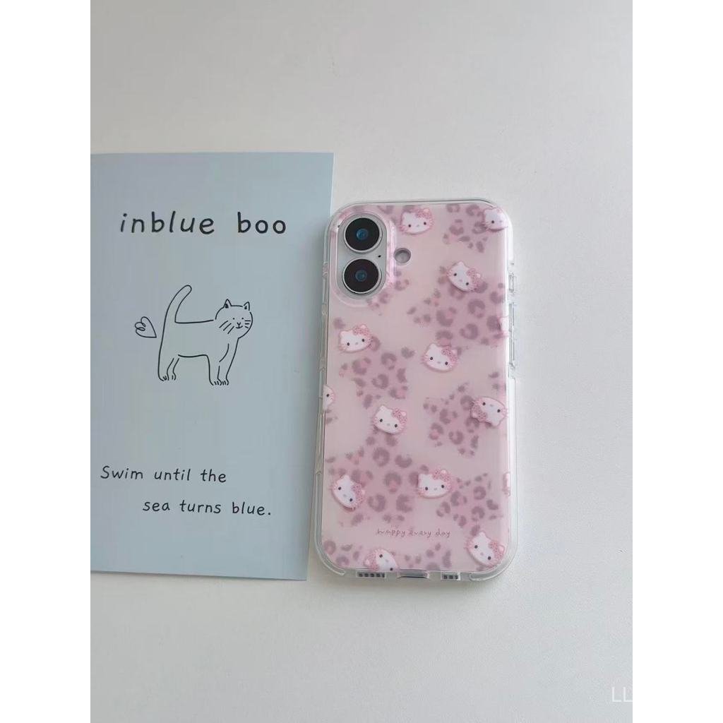 เคสโทรศัพท์เหมาะสําหรับiPhone 7 8 X XS XR XSMAX 11 12 13 14 15 16 17 Pro max Plus Airการ์ตูนเสือดาวพ