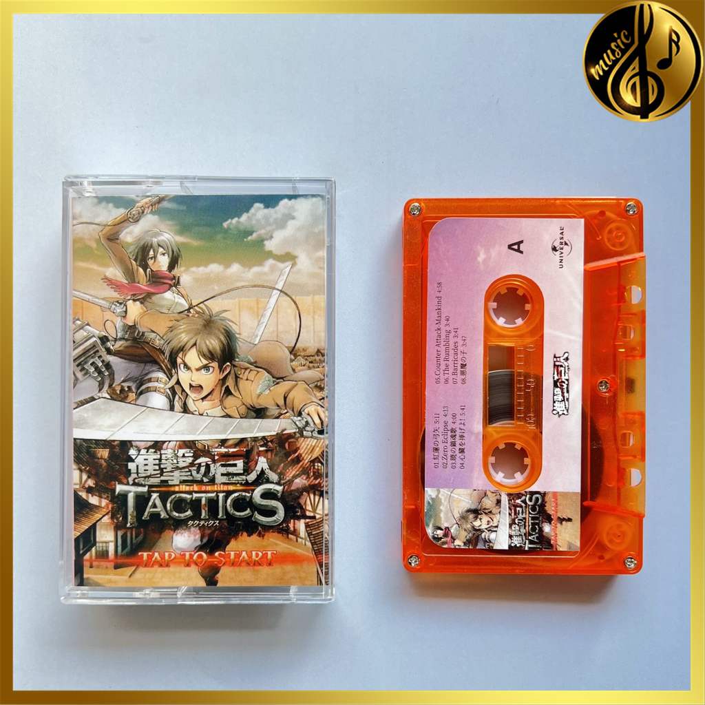 Attack On Titan Hajime Isayama Cassette Tape ใหม่เอี่ยม [ปิดผนึก] TWMY-12