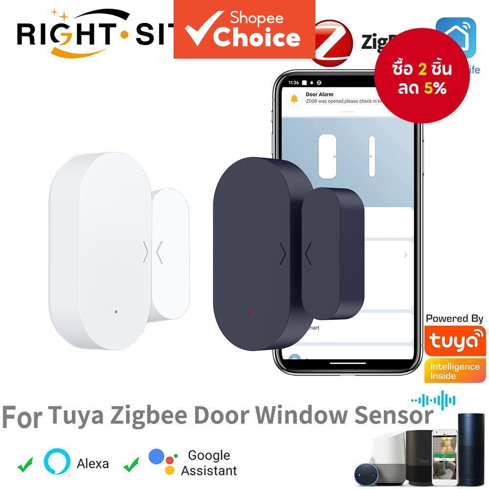 เซ็นเซอร์ประตูหน้าต่าง Zigbee 3.0 ระบบเตือนภัยกันขโมยอัจฉริยะ ปกป้องความปลอดภัย ทํางานร่วมกับ Tuya Smart Life Alexa Google Home