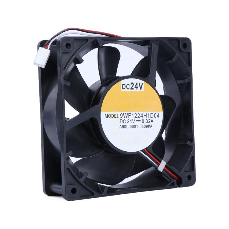 Btsg 9WF1224H1D04 A90L-0001-0509 พัดลมคูลเลอร์ 11 7x11 7x3 7 ซม.24V 0 32A 3Pin พัดลมระบายความร้อนฮีท