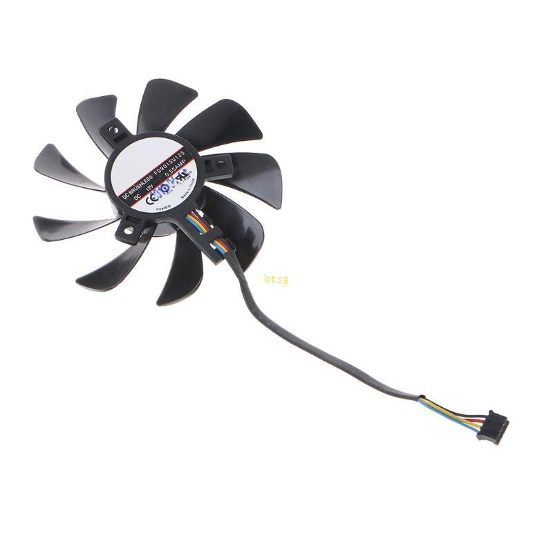 Btsg FD9015U12S VGA Fan Sapphire HD7770 7750 HD7970 RX 580 gtx560 gtx 950 กราฟิกการ์ดระบายความร้อน 4