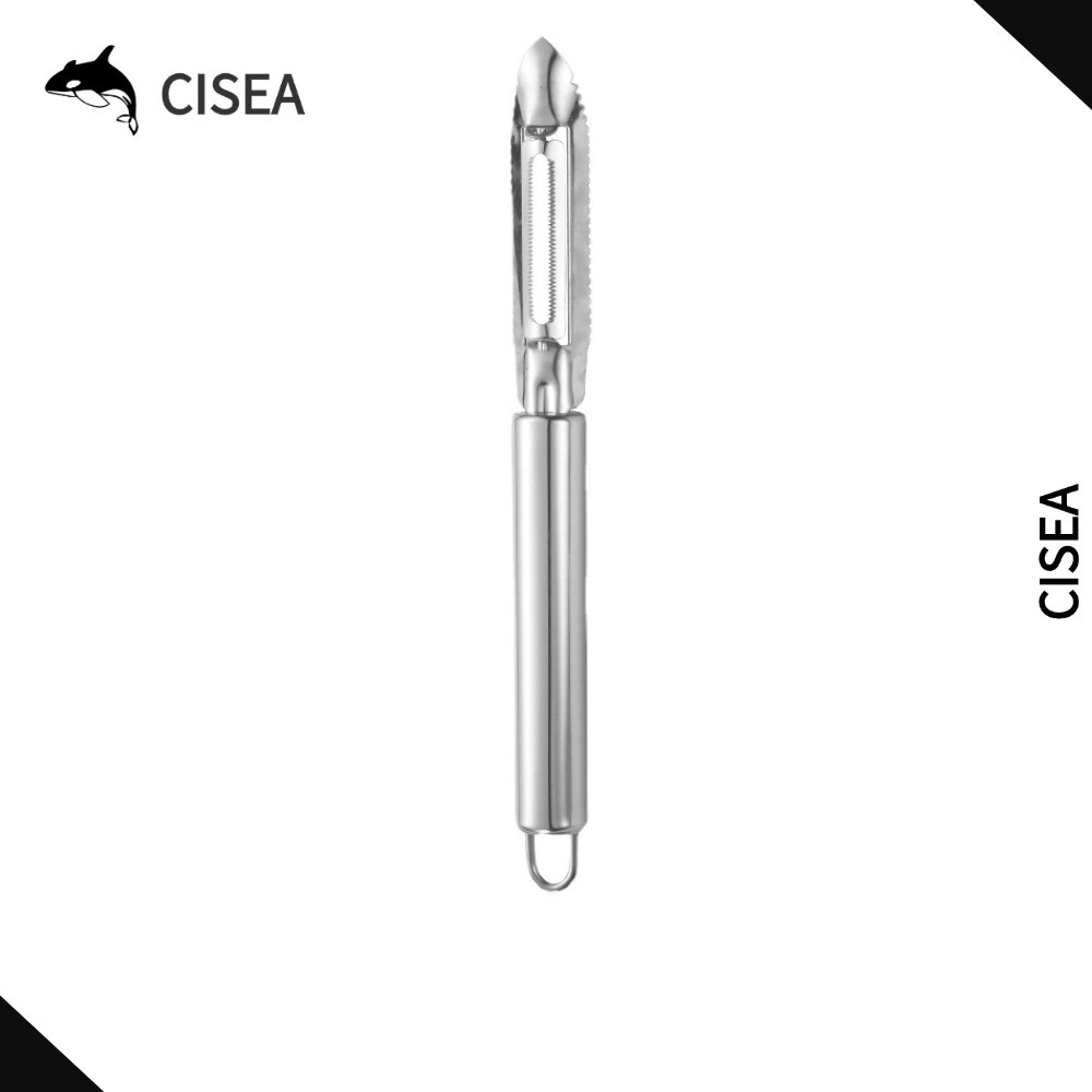 CISEA F415 เครื่องขอดเกล็ดปลา แรงดันดี ถอดเกล็ดเร็ว สแตนเลสกันสนิม แข็งแรงทนทาน ทำความสะอาดง่าย ใช้ในบ้านและร้านอาหาร