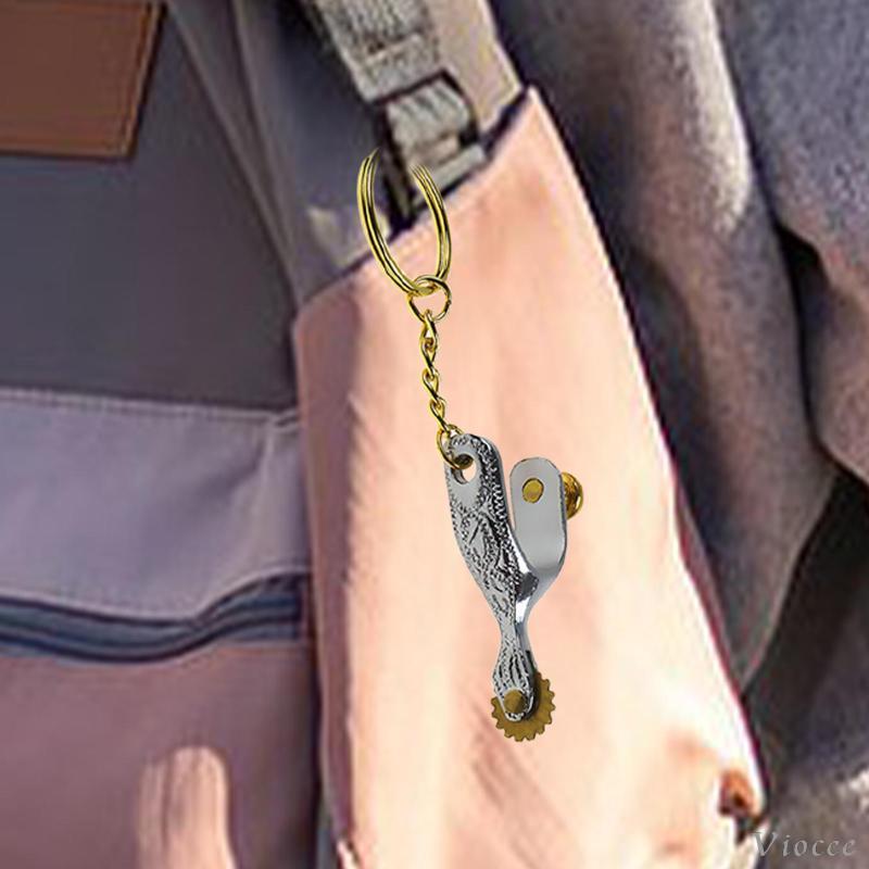 [Viocee] พวงกุญแจ Spurs, พวงกุญแจรถโลหะผสมแปลกใหม่น้ําหนักเบา, ของที่ระลึกจี้กระเป๋าแฟชั่นแบบพกพา, เ