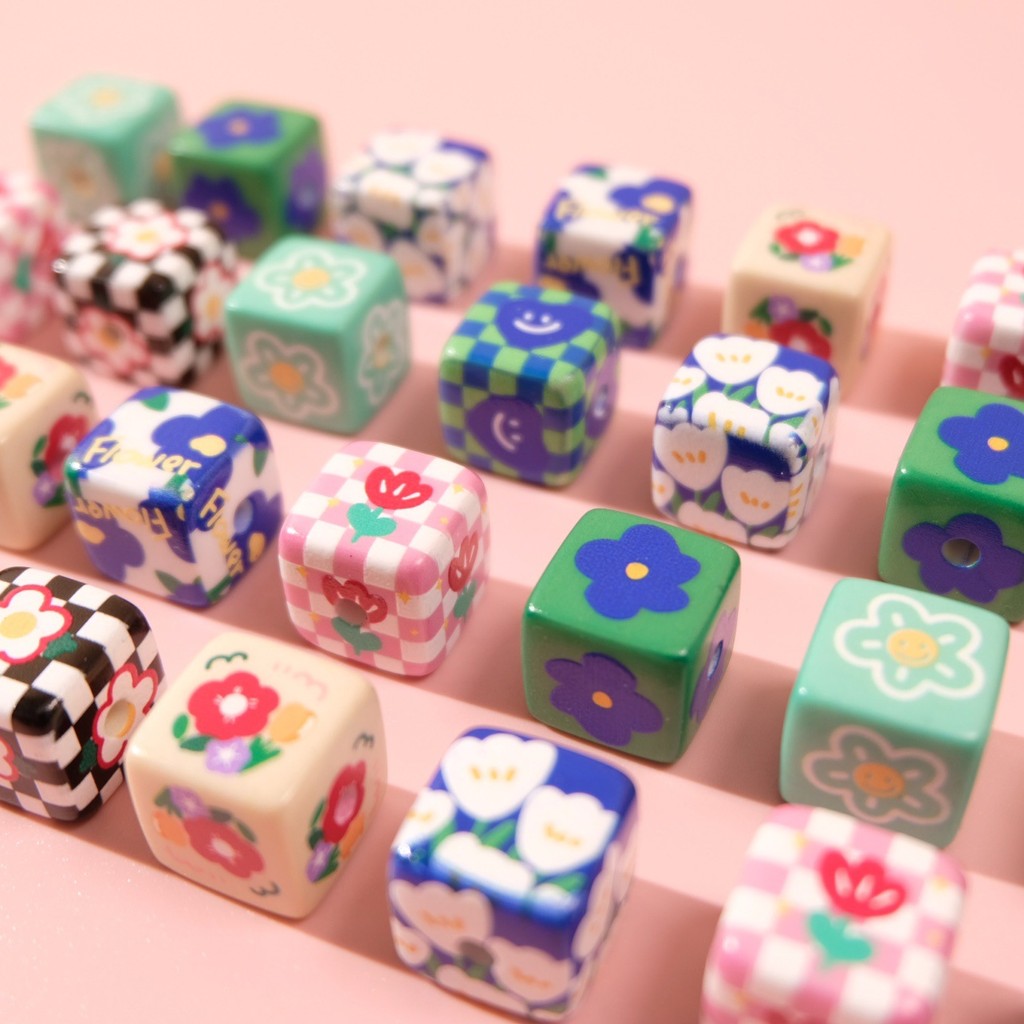 สแควร์ลูกปัดดอกไม้สด diy สร้อยคอเครื่องประดับ POPCANDY All-Match เกาหลีโทรศัพท์มือถือ Handmade SIV8