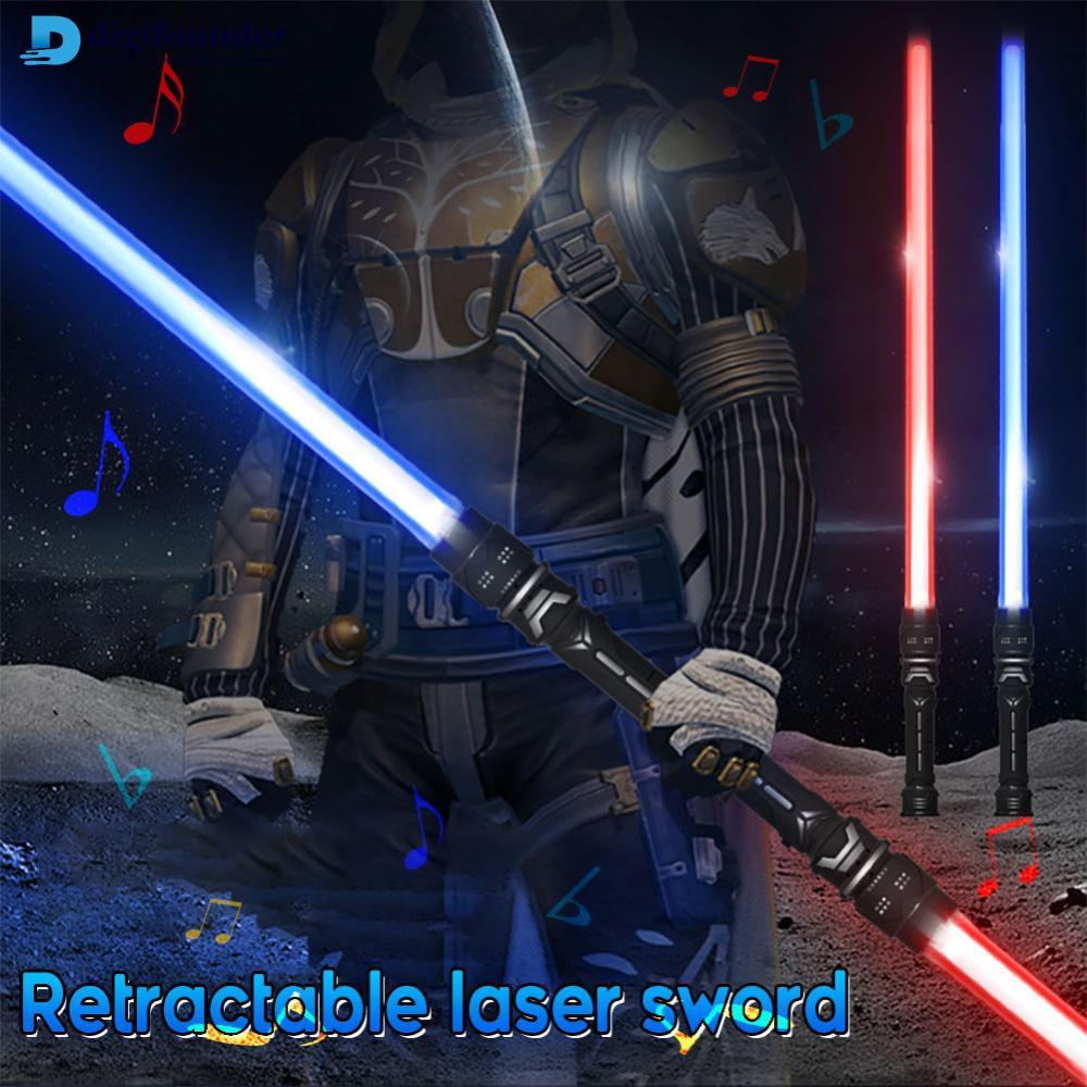 DFR Star Wars Lightsaber Force Dueling แบตเตอรี่ขับเคลื่อนเสียงโลหะ Handle คอสเพลย์ Luminous ของเล่น