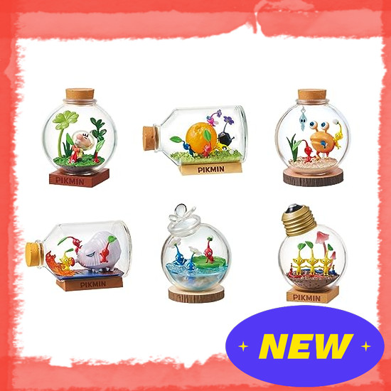 Direct From Japan Pikmin Terrarium Collection, Box of 6