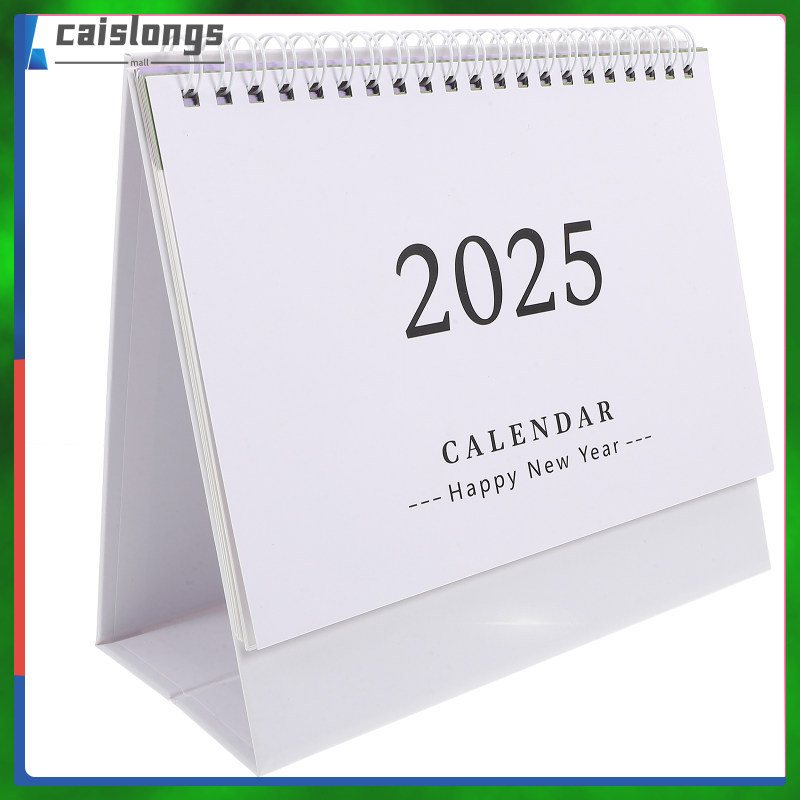 ปฏิทินตั้งโต๊ะรายวัน Calander สําหรับปฏิทินตั้งโต๊ะขนาดเล็กสํานักงาน 2024-2025 รายเดือน caislongs