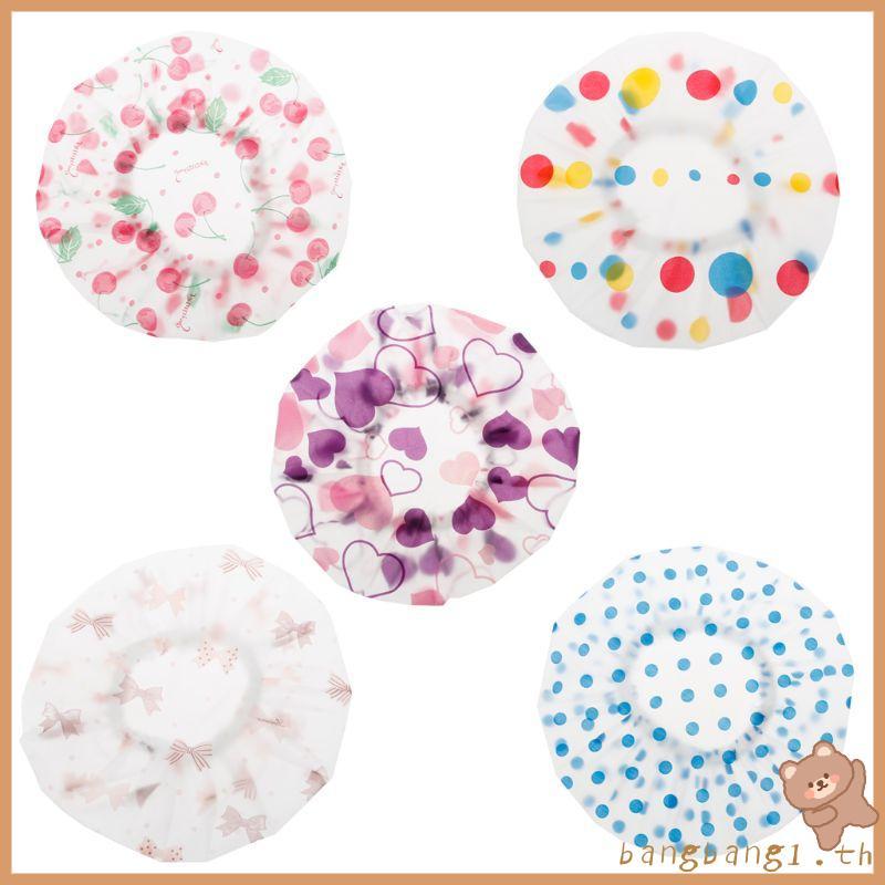 Bangb Chic หมวกอาบน้ําสําหรับผมยาวหนาน่ารักผมสําหรับผู้หญิงและเด็กผู้หญิงกันน้ําหมวกอาบน้ํา Bonnet ส