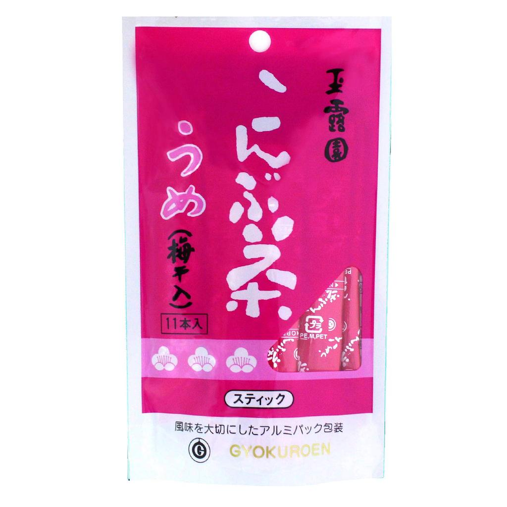 Gyokuroen Ume Kombucha Stick (2g × 11 packs) × 5 units
