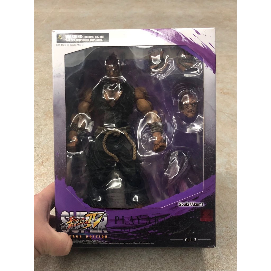 ฟางฟางผลิตภัณฑ์ enix Playarts เปลี่ยน PA เปลี่ยน Street Fighter Street Fighter Gouki Akuma ด้านล่างก