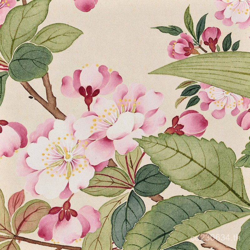 ผสมดอกไม้ OQ5M ผนังภาพจิตรกรรมฝาผนังผนังฤดูใบไม้ผลิสีร้านอาหาร Chengqianwei ภาพวาดตกแต่งห้องนั่งเล่น