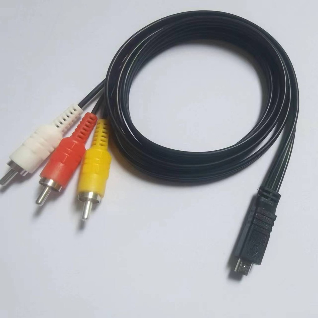 เหมาะสําหรับ Sony Camera AV Video Cable VMC15FS10P Dual Row AV Output Cable