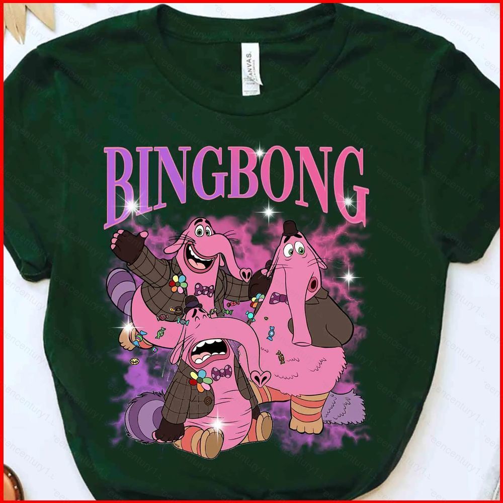 GC1 Inside Out 2 เสื้อแขนสั้น SADNESS ENVY ANXIETY BINGBONG