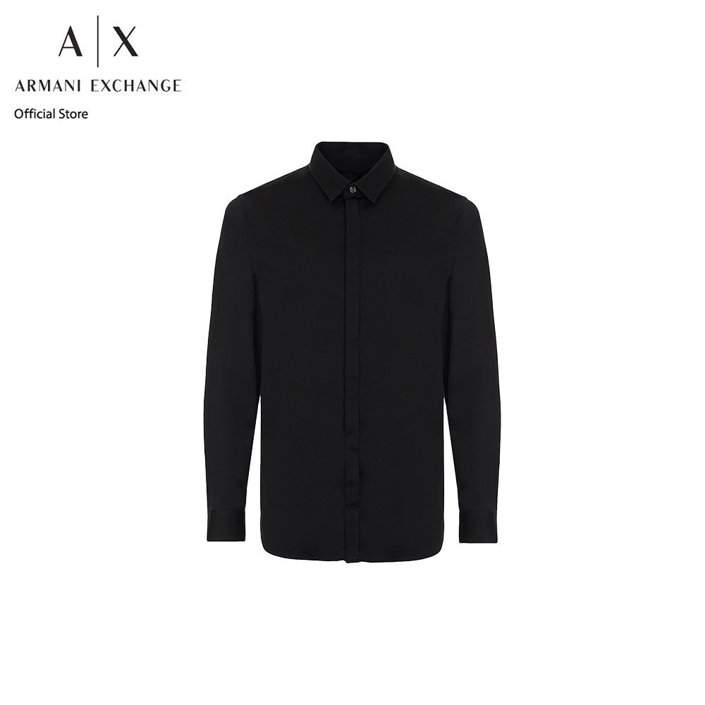 Armani Exchange เสื้อเชิ้ตผู้ชาย รุ่น 8NZCBD-ZN10Z-1200 - สีดำ