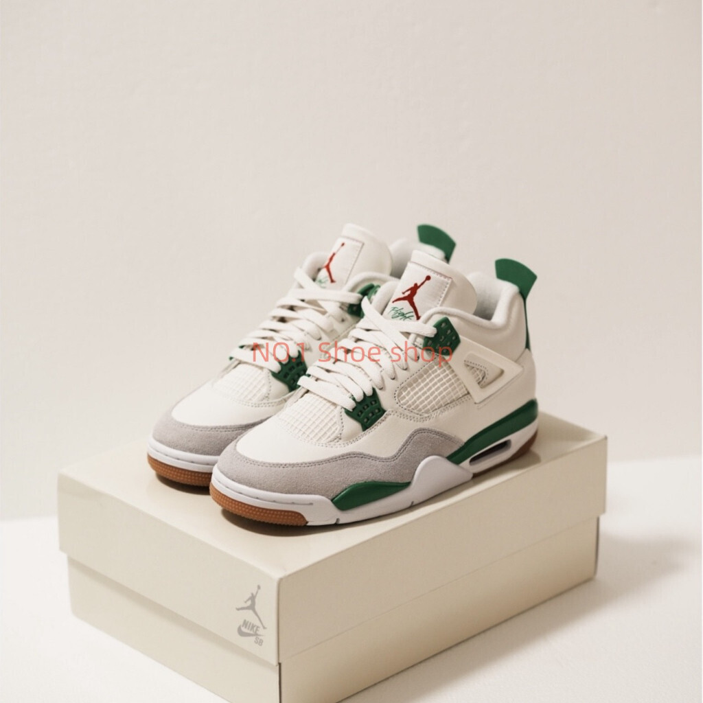 SB x Air Jordan 4 Pine Green Co-Branded White Tree DR5415-103 SRSL