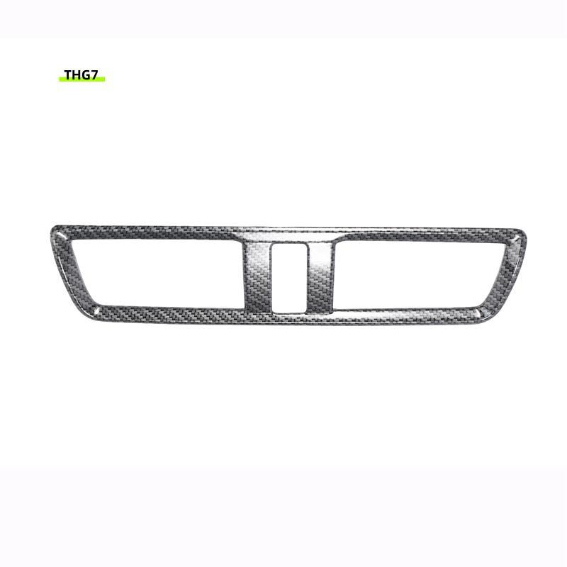 Belinda7For 3 AXELA ซีดาน Hatchback 2017 2018 ABS อุปกรณ์เสริมภายในเครื่องปรับอากาศกลาง AC Outlet Vent ฝาครอบ Trim