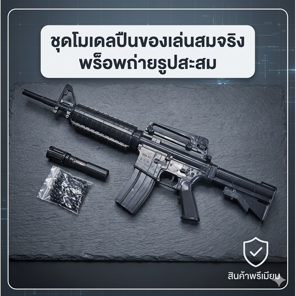 ของเล่นพลาสติก ยาว 60ซม. สีดำ เนื้อพลาสติกส่งจากไทย