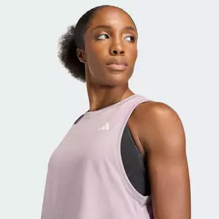 adidas Gym & Training เสื้อกล้ามออกกำลังกายทรงบ็อกซี Train Essentials ผู้หญิง สีม่วง KB7919