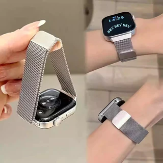 สายนาฬิกาสแตนเลสสำหรับนาฬิกา Huawei Watch Fit 5 / Huawei Watch Fit 5 Pro แถบดูดแม่เหล็กแถบโลหะ huawei watch fit 5