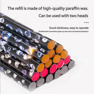 ดินสอดูดเพชร (หัวใหญ่) Blue Wax Pencil ดินสอจิ้มเพชร หยิบอะไหล่ติดเล็บ ดินสอกาวจับเพชร ใช้งานง่าย